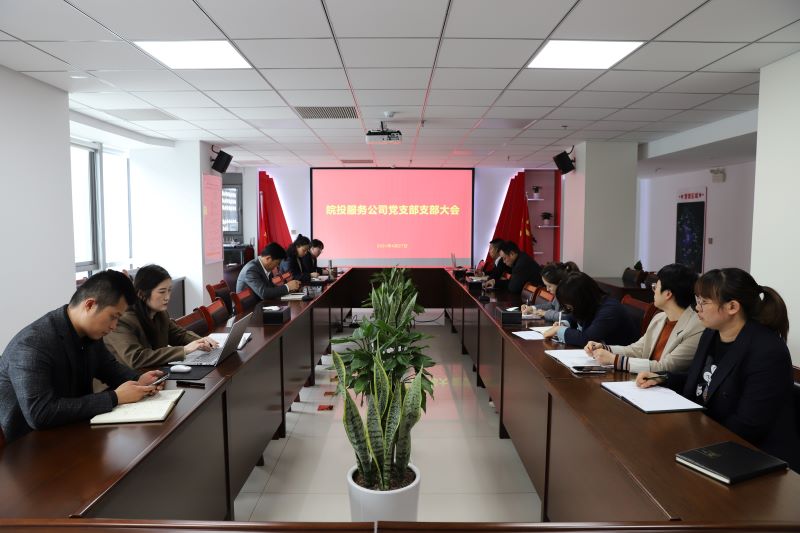 皖投服務(wù)公司黨支部組織召開支部大會(huì)暨積極分子選舉會(huì)