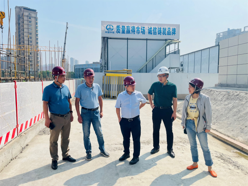 皖投置業(yè)公司董事長錢章一行赴云錦臺項(xiàng)目開展國慶安全生產(chǎn)檢查