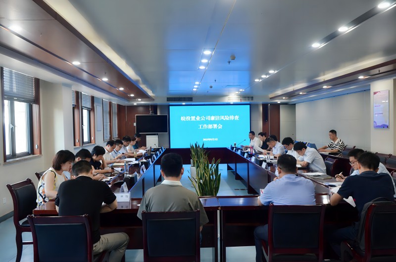 皖投置業(yè)公司召開(kāi)廉潔風(fēng)險(xiǎn)排查工作部署會(huì)啟動(dòng)廉潔風(fēng)險(xiǎn)再排查工作